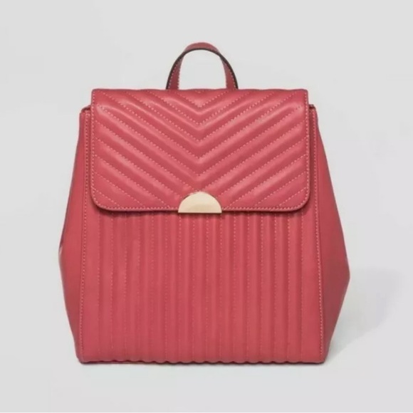 A New Day Rose Quilted Backpack - Picture 1 of 11